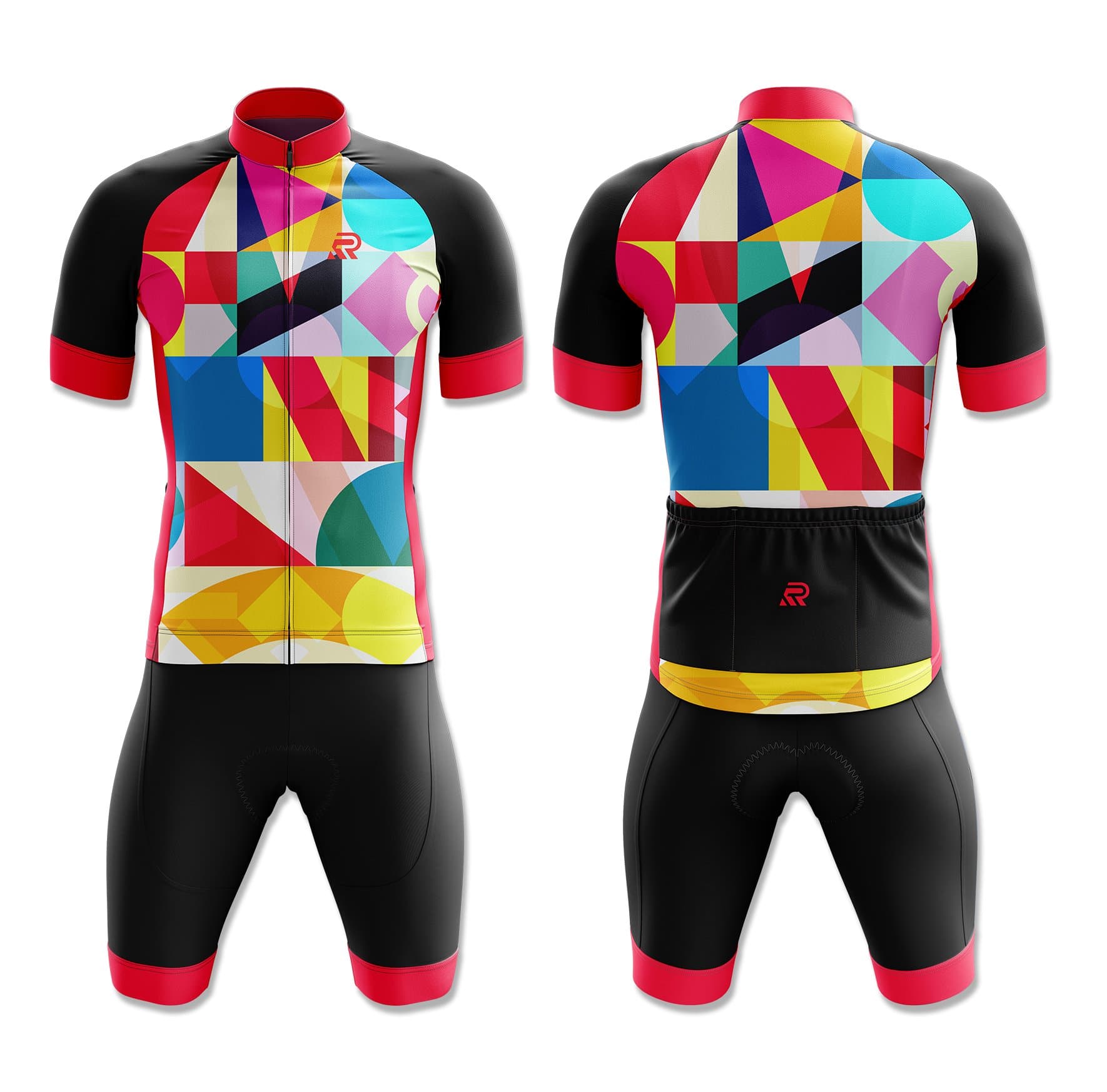 Geometric Abstract Cycling Jersey
