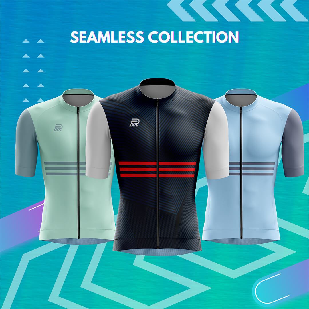 R&R Sports Apparel | Seamless Cycling Jersey for Men and Women