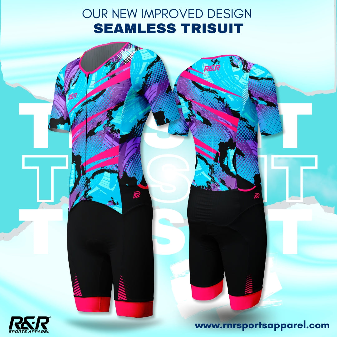 Neon Surge Seamless Trisuit - R&R Sports Apparel