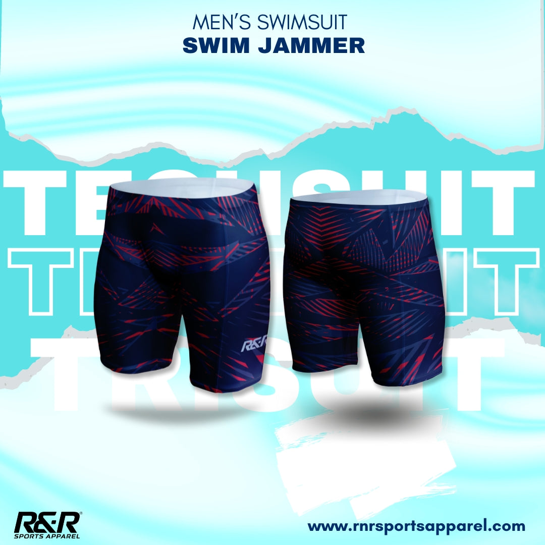 Wine Whispers Men's Swim Jammer Swimsuit - R&R Sports Apparel