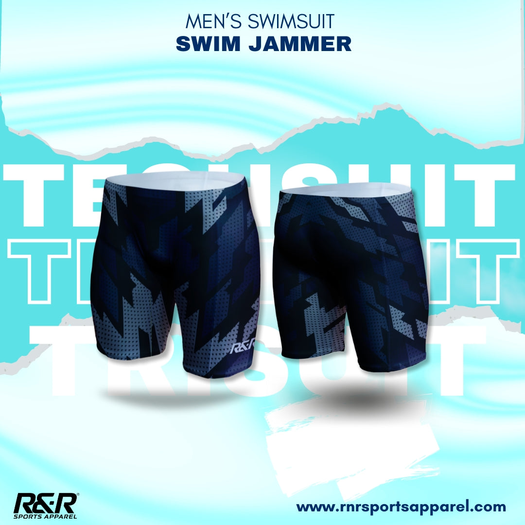 Galactic Nebula Men's Swim Jammer Swimsuit - R&R Sports Apparel