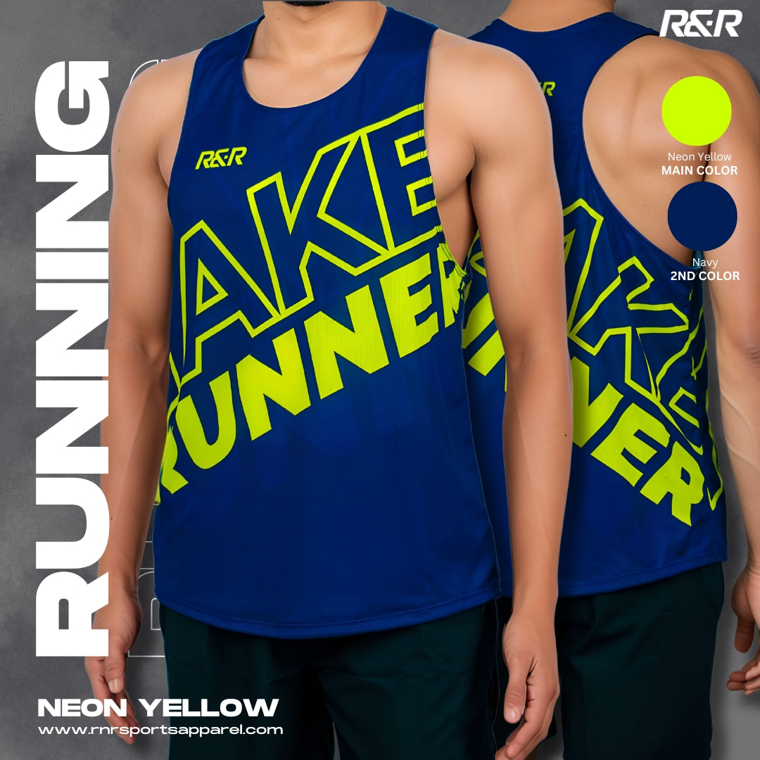Fake Runner Design Fake Runner Singlet Neon Colors