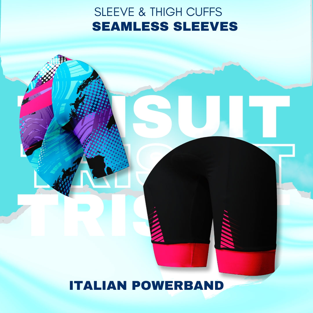 Neon Surge Seamless Trisuit - R&R Sports Apparel