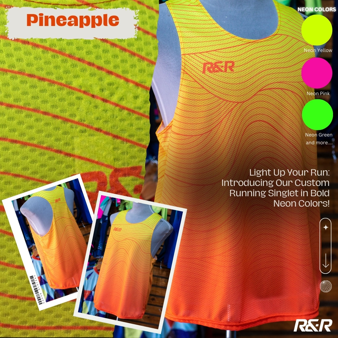 Custom Running Racing Singlets Custom-Made Running Singlet