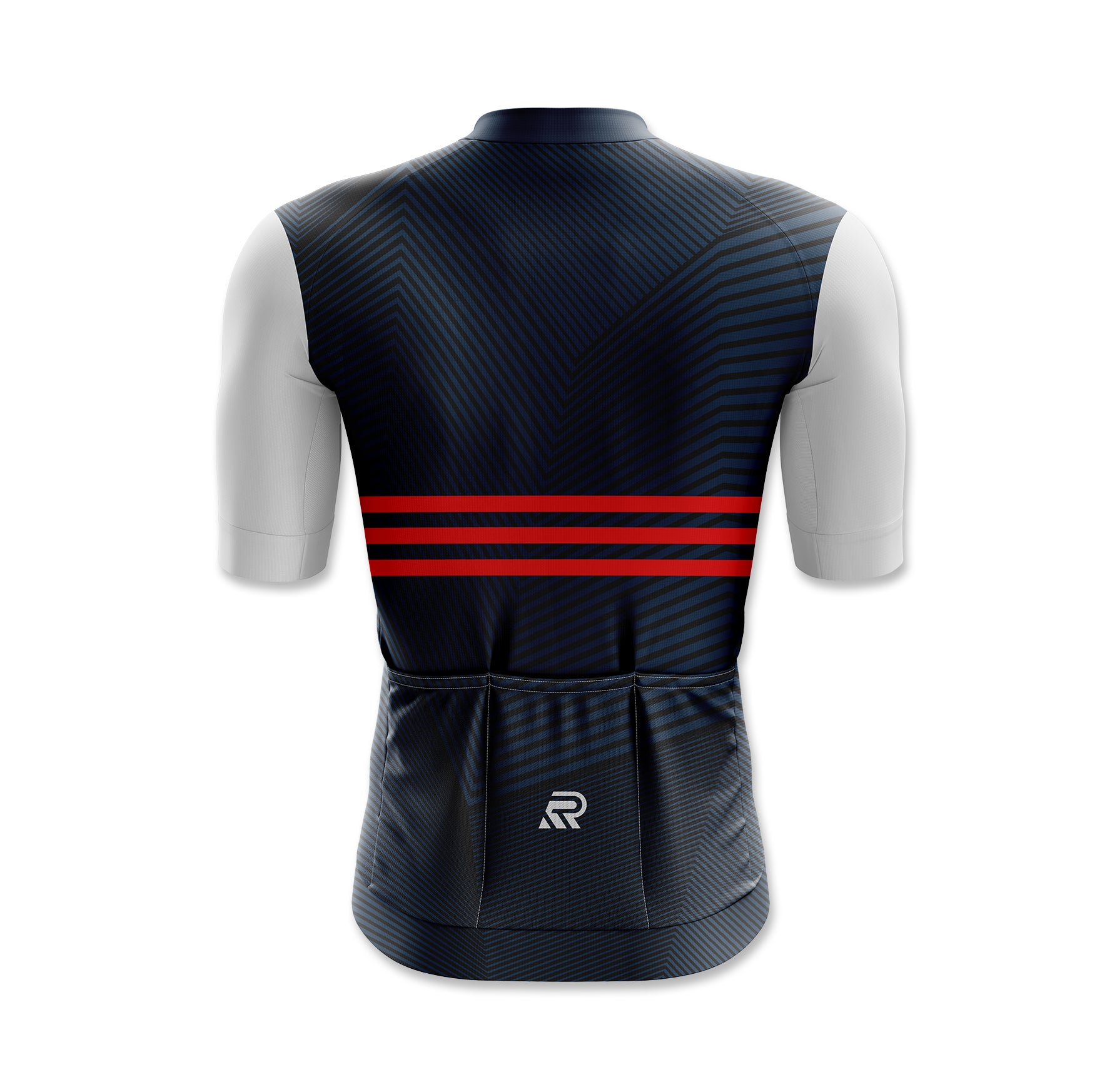 Navy Seamless Cycling Jersey - R&R Sports Apparel