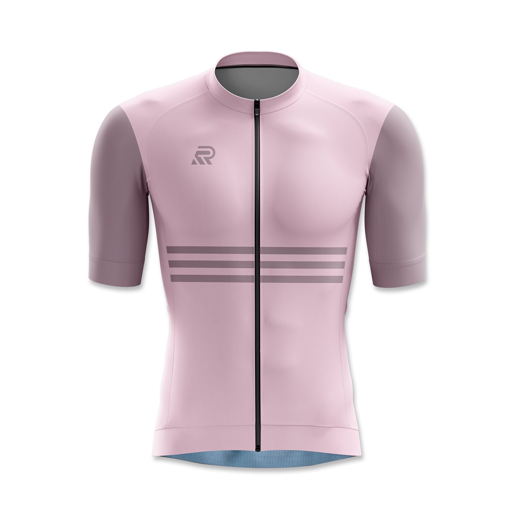 Blushing Pink Seamless Cycling Jersey - R&R Sports Apparel